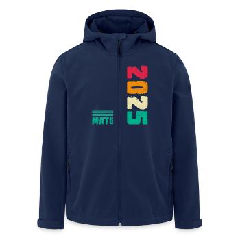 MATURA 2025 Maturanten Matura Abschluss Matura - Recycelte Männer Softshell-Jacke von Stanley/Stella - Navy - Vorne - AI Model Male 185 light (185cm)