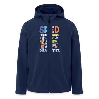Special Education: Abilities in Disabilities - Men’s Recycled Softshell Jacket by Stanley/Stella - navy - Front - AI Model Male 185 light (185cm)