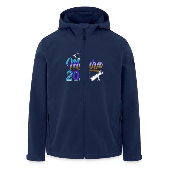 MATURA 2025 Maturant Matura Geschafft Lustiges - Recycelte Männer Softshell-Jacke von Stanley/Stella - Navy - Vorne - AI Model Male 185 light (185cm)