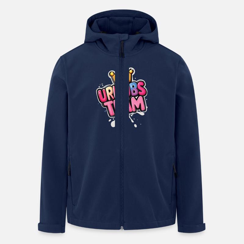 Urlaubs Team Reisen - Recycelte Männer Softshell-Jacke von Stanley/Stella - Navy