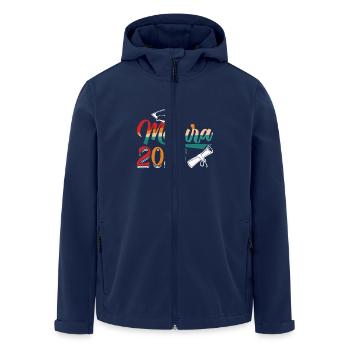 MATURA 2025 Maturant Matura Geschafft Lustiges - Recycelte Männer Softshell-Jacke von Stanley/Stella - Navy - Vorne - AI Model Male 185 light (185cm)