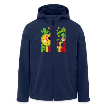 Let's Fiesta - Recycelte Männer Softshell-Jacke von Stanley/Stella - Navy - Vorne - AI Model Male 185 light (185cm)