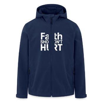 Former religious community survivors - Men’s Recycled Softshell Jacket by Stanley/Stella - navy - Front - AI Model Male 185 light (185cm)