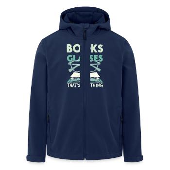 Stylish Specifications Children's Glasses Pride - Men’s Recycled Softshell Jacket by Stanley/Stella - navy - Front - AI Model Male 185 light (185cm)