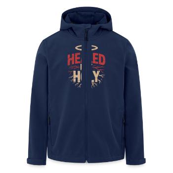 Former religious community survivors - Men’s Recycled Softshell Jacket by Stanley/Stella - navy - Front - AI Model Male 185 light (185cm)