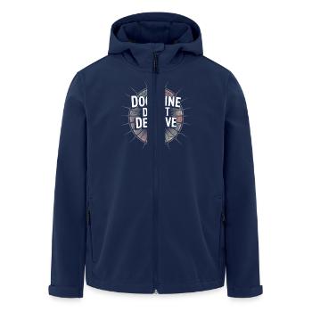 Former religious community survivors - Men’s Recycled Softshell Jacket by Stanley/Stella - navy - Front - AI Model Male 185 light (185cm)