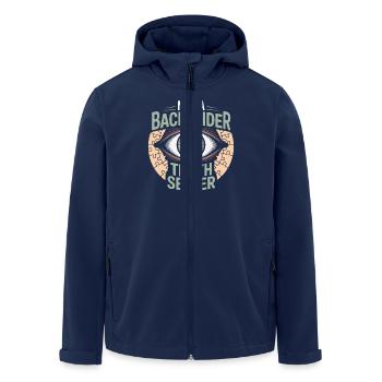 Former religious community survivors - Men’s Recycled Softshell Jacket by Stanley/Stella - navy - Front - AI Model Male 185 light (185cm)