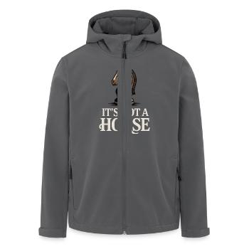 Ce n’est pas un cheval Chess Knight Game Échiquier - Veste softshell homme en polyester recyclé Stanley/Stella - charbon - Devant - AI Model Male 185 light (185cm)