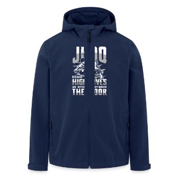 Judo: High-Fives Are Better When Involving The - Recycelte Männer Softshell-Jacke von Stanley/Stella - Navy - Vorne - AI Model Male 185 light (185cm)