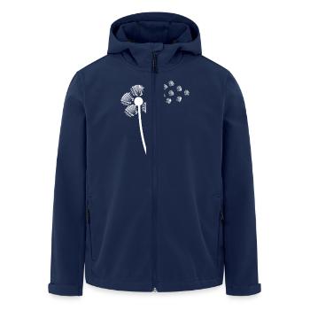 Akkordeonspieler Akkordeon - Recycelte Männer Softshell-Jacke von Stanley/Stella - Navy - Vorne - AI Model Male 185 light (185cm)