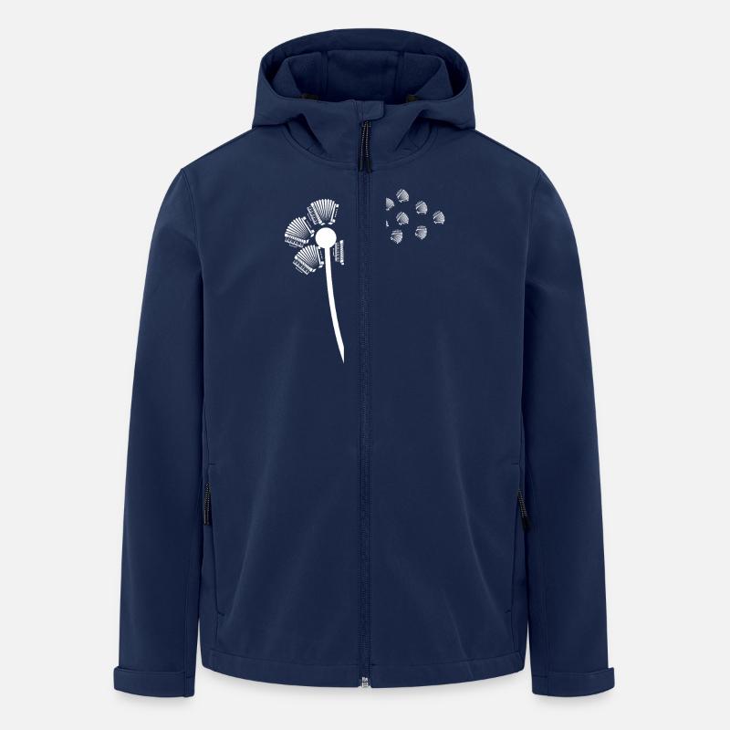 Akkordeonspieler Akkordeon - Recycelte Männer Softshell-Jacke von Stanley/Stella - Navy