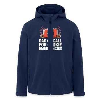 Dad Girl Scout Leader Proud Troop Support Scout - Men’s Recycled Softshell Jacket by Stanley/Stella - navy - Front - AI Model Male 185 light (185cm)