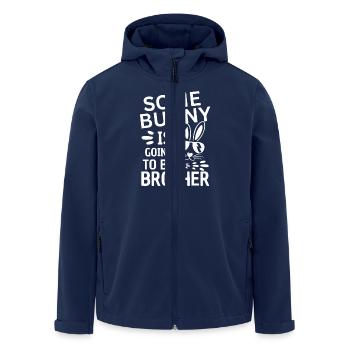 Funny Brother Saying Easter - Men’s Recycled Softshell Jacket by Stanley/Stella - navy - Front - AI Model Male 185 light (185cm)