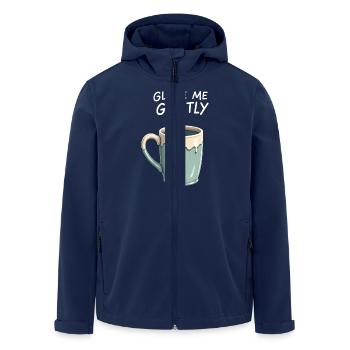 Pottery Class Clay Artist Ceramics Studio Wheel - Men’s Recycled Softshell Jacket by Stanley/Stella - navy - Front - AI Model Male 185 light (185cm)