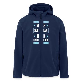 Sister Limited Edition Saying - Veste softshell homme en polyester recyclé Stanley/Stella - marine - Devant - AI Model Male 185 light (185cm)