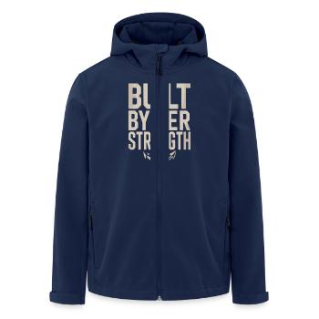 Élevé par une reine, parent célibataire - Veste softshell homme en polyester recyclé Stanley/Stella - marine - Devant - AI Model Male 185 light (185cm)