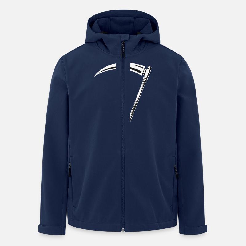 FAUCHEUSE - Veste softshell homme en polyester recyclé Stanley/Stella - marine