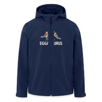 Eggasaurus Dinosaur Skeleton with Easter Eggs - Men’s Recycled Softshell Jacket by Stanley/Stella - navy - Front - AI Model Male 185 light (185cm)