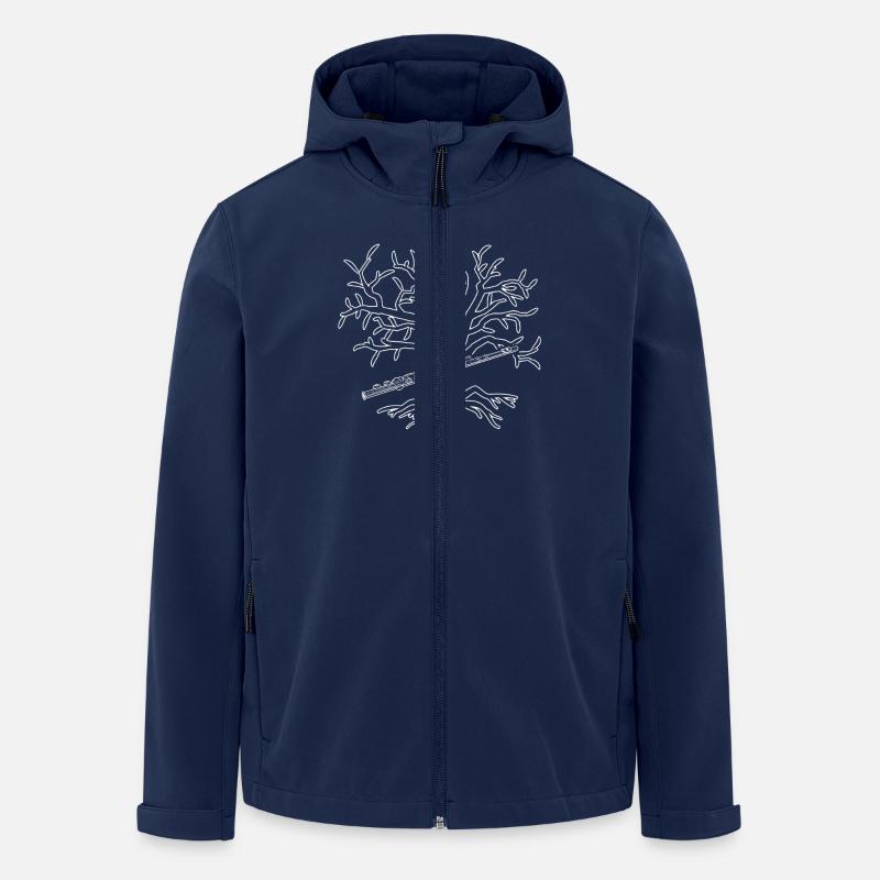 Flötist Querflöte - Recycelte Männer Softshell-Jacke von Stanley/Stella - Navy