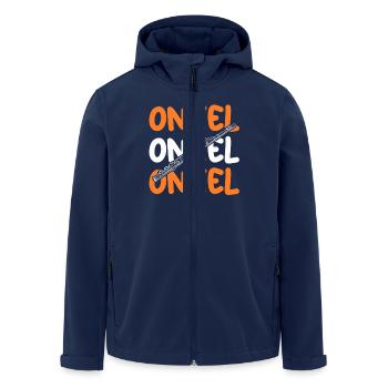 Flûtiste Oncle Flûte - Veste softshell homme en polyester recyclé Stanley/Stella - marine - Devant - AI Model Male 185 light (185cm)