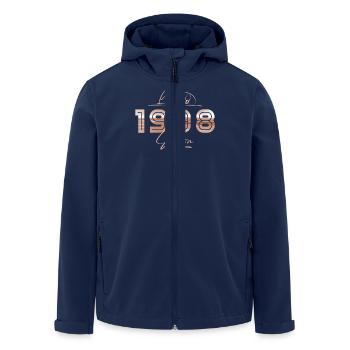Limited 1998 Edition Retro Geburtstag Geschenk - Recycelte Männer Softshell-Jacke von Stanley/Stella - Navy - Vorne - AI Model Male 185 light (185cm)