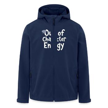Larp Live-action-rollenspiel-spiel Fantasy Combat - Recycelte Männer Softshell-Jacke von Stanley/Stella - Navy - Vorne - AI Model Male 185 light (185cm)