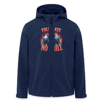 Larp Live-action-rollenspiel-spiel Fantasy Combat - Recycelte Männer Softshell-Jacke von Stanley/Stella - Navy - Vorne - AI Model Male 185 light (185cm)