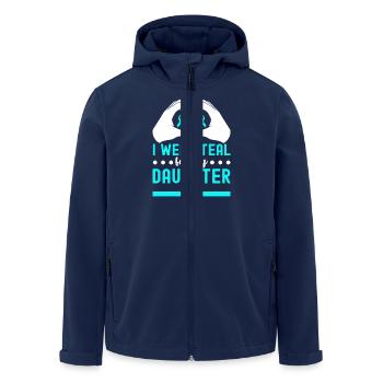 Trouble anxieux Trouble anxieux - Veste softshell homme en polyester recyclé Stanley/Stella - marine - Devant - AI Model Male 185 light (185cm)