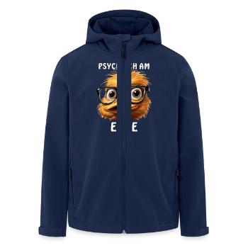 CANARD PSYCHIQUEMENT SUR LE CANARD - Veste softshell homme en polyester recyclé Stanley/Stella - marine - Devant - AI Model Male 185 light (185cm)