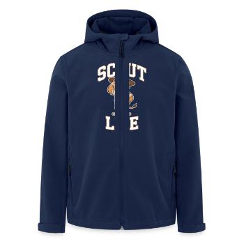 Scout Guide Scout Camping - Veste softshell homme en polyester recyclé Stanley/Stella - marine - Devant - AI Model Male 185 light (185cm)