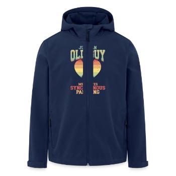 Drachenboot Drachenbootrennen Dragon Boat - Recycelte Männer Softshell-Jacke von Stanley/Stella - Navy - Vorne - AI Model Male 185 light (185cm)