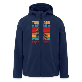 Euphonium Torn Horn Reborn Baritone Marching Band - Men’s Recycled Softshell Jacket by Stanley/Stella - navy - Front - AI Model Male 185 light (185cm)