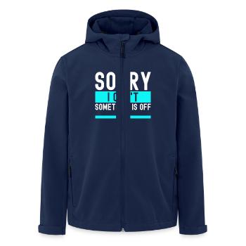 Trouble anxieux Trouble anxieux - Veste softshell homme en polyester recyclé Stanley/Stella - marine - Devant - AI Model Male 185 light (185cm)