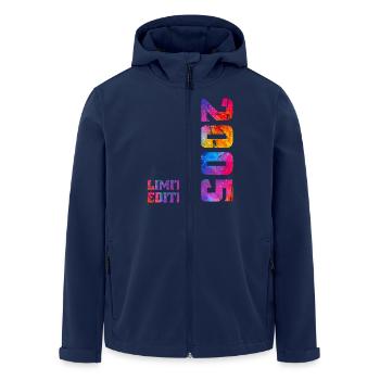 20 Ans Né en 2005 20ème Anniversaire Garçon Fille - Veste softshell homme en polyester recyclé Stanley/Stella - marine - Devant - AI Model Male 185 light (185cm)