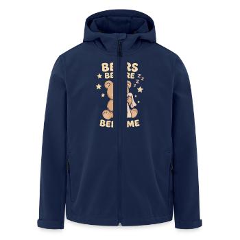 Équipe de soutien émotionnel Inner Child Healing - Veste softshell homme en polyester recyclé Stanley/Stella - marine - Devant - AI Model Male 185 light (185cm)