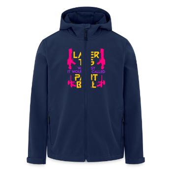 If Laser Tag Was Easy - Recycelte Männer Softshell-Jacke von Stanley/Stella - Navy - Vorne - AI Model Male 185 light (185cm)