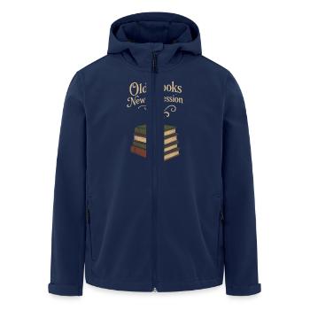 Book Sniffer Reader -Fragrance Pride Old Pages Aroma - Men’s Recycled Softshell Jacket by Stanley/Stella - navy - Front - AI Model Male 185 light (185cm)