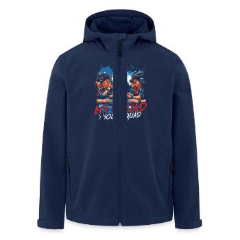 Esports Esport Multiplayer My Squad > Your Squad - Recycelte Männer Softshell-Jacke von Stanley/Stella - Navy - Vorne - AI Model Male 185 light (185cm)
