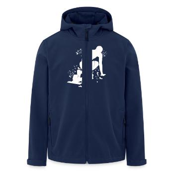 Sprinter Colorsplash Sprintender Sprint - Recycelte Männer Softshell-Jacke von Stanley/Stella - Navy - Vorne - AI Model Male 185 light (185cm)