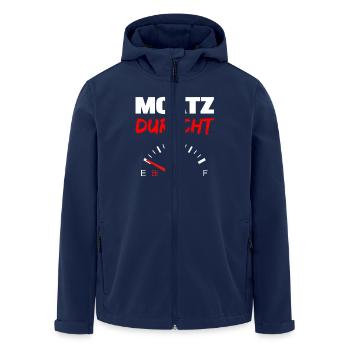 moatz durscht - o zapft is - Bayern des samma mia - Recycelte Männer Softshell-Jacke von Stanley/Stella - Navy - Vorne - AI Model Male 185 light (185cm)