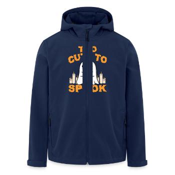 ZU SÜSS ZUM GRUSELN - HALLOWEEN-GESCHENK - Recycelte Männer Softshell-Jacke von Stanley/Stella - Navy - Vorne - AI Model Male 185 light (185cm)