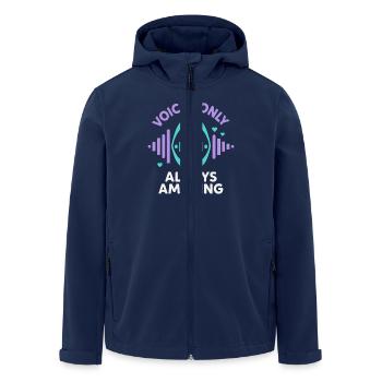 Das Chormitglied High School College Vocal - Recycelte Männer Softshell-Jacke von Stanley/Stella - Navy - Vorne - AI Model Male 185 light (185cm)