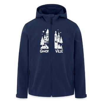 Gnome Costume Men Gnomes Ville - Men’s Recycled Softshell Jacket by Stanley/Stella - navy - Front - AI Model Male 185 light (185cm)