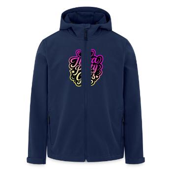 Ibiza Party Girls Holidays - Men’s Recycled Softshell Jacket by Stanley/Stella - navy - Front - AI Model Male 185 light (185cm)