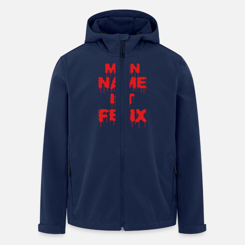 Felix - Recycelte Männer Softshell-Jacke von Stanley/Stella - Navy