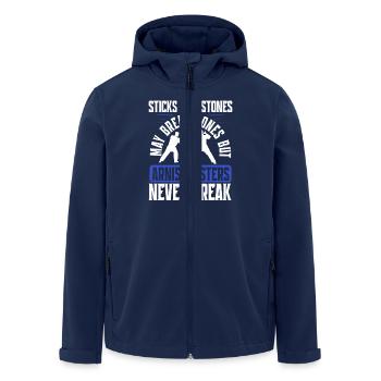 Escrima Arnis Masters Never Break Martial Arts - Men’s Recycled Softshell Jacket by Stanley/Stella - navy - Front - AI Model Male 185 light (185cm)