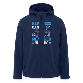 Diving saying for sea lovers - Men’s Recycled Softshell Jacket by Stanley/Stella - navy - Front - AI Model Male 185 light (185cm)