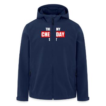 Poitrine jour Musculation Musculation Gym Musculation Musculation - Veste softshell homme en polyester recyclé Stanley/Stella - marine - Devant - AI Model Male 185 light (185cm)