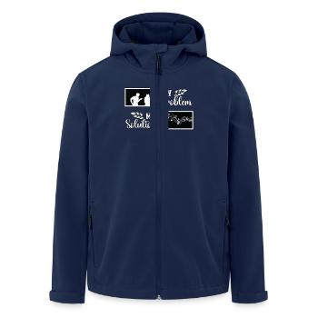 Music Teacher My Problem My Pictogram Mom Dad - Men’s Recycled Softshell Jacket by Stanley/Stella - navy - Front - AI Model Male 185 light (185cm)