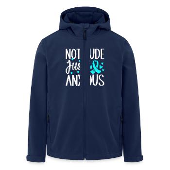 Trouble anxieux Trouble anxieux - Veste softshell homme en polyester recyclé Stanley/Stella - marine - Devant - AI Model Male 185 light (185cm)